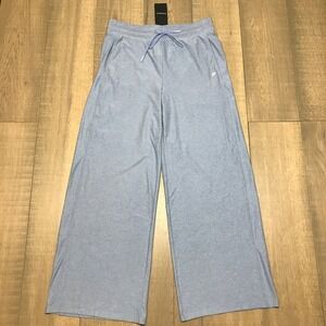 Fabletics Pants Womens Size XL Blue Wide Leg Cloud Jersey Stretch Casual Lounge